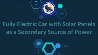 Fully Electric Car with Solar Panels as a Secondary Source of Power