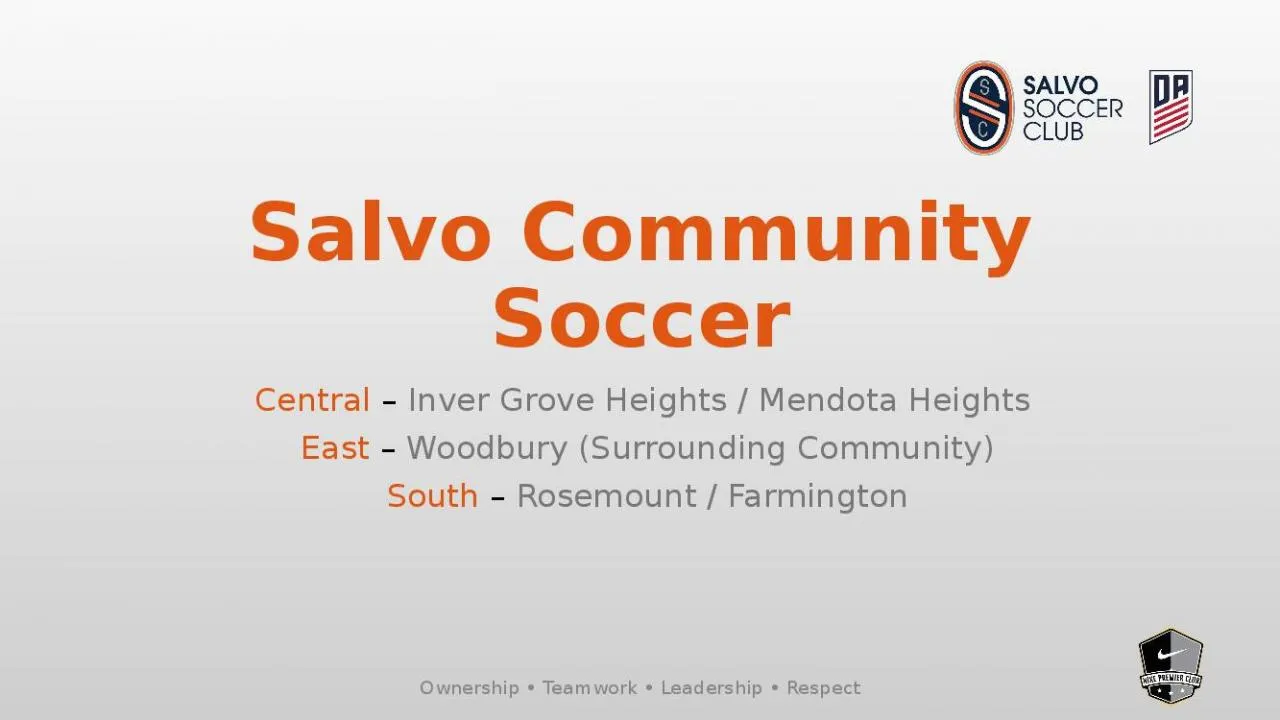 PPT-Salvo Community Soccer Central