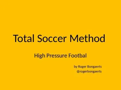 Total Soccer Method  High