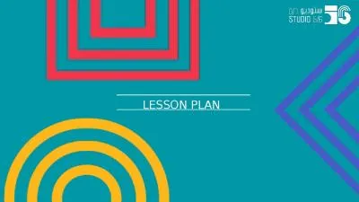 LESSON PLAN  ZONE:  Software zone