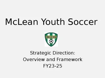 McLean Youth Soccer Strategic Direction: