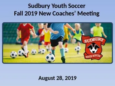 Sudbury Youth Soccer  Fall 2019 New