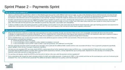 Sprint Phase 2 – Payments Sprint