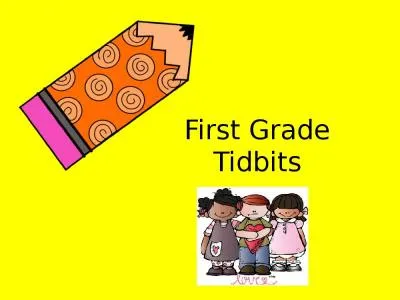 First Grade Tidbits   Absences