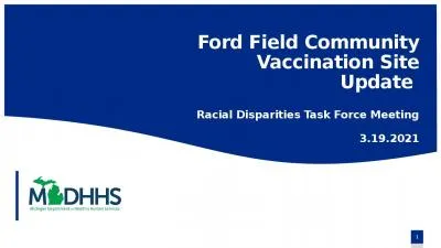 Ford Field Community Vaccination Site Update