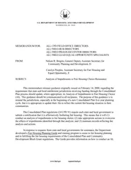 U.S. DEPARTMENT OF HOUSING AND URBAN DEVELOPMENT WASHINGTON, DC  20410