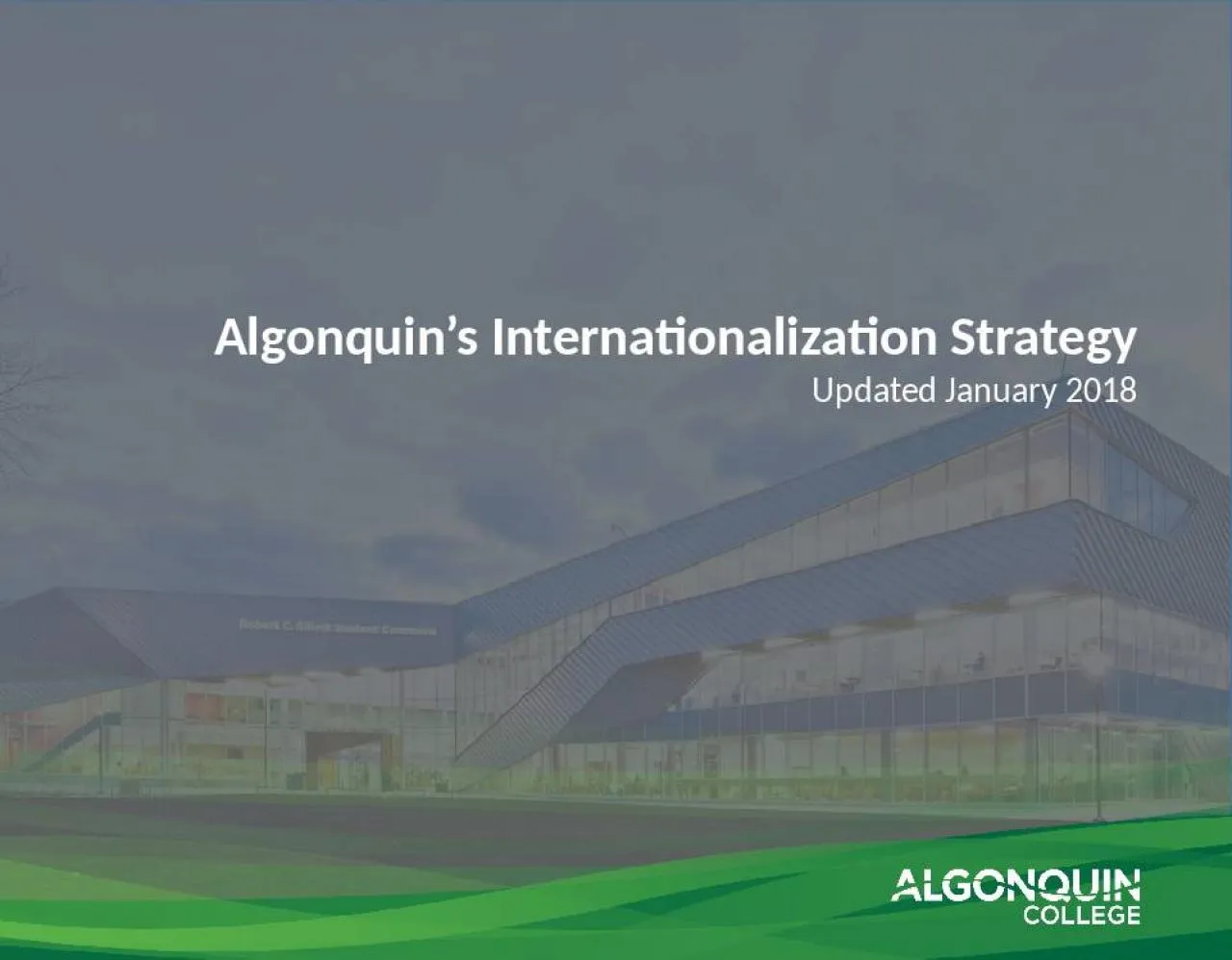 PPT-Algonquin’s Internationalization