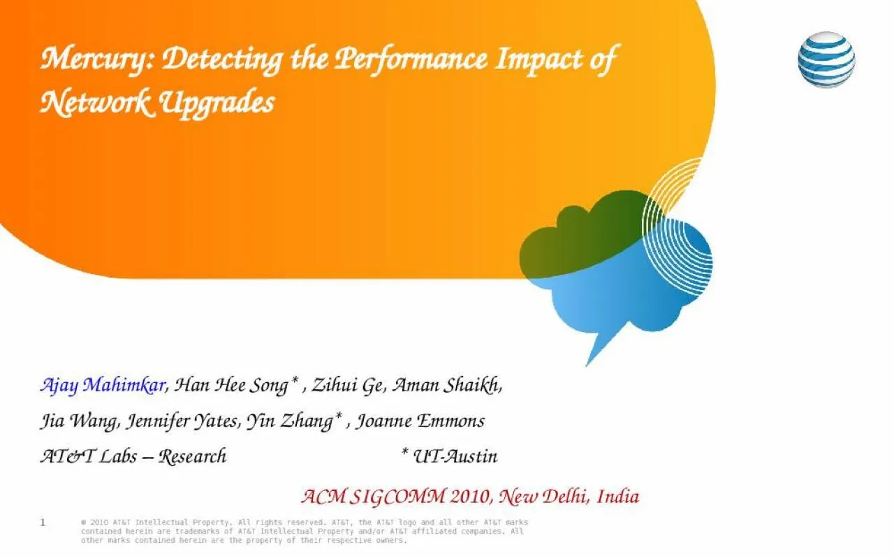 PPT-Mercury: Detecting the Performance Impact of Network Upgrades