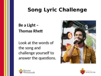 Song Lyric Challenge Be a Light –