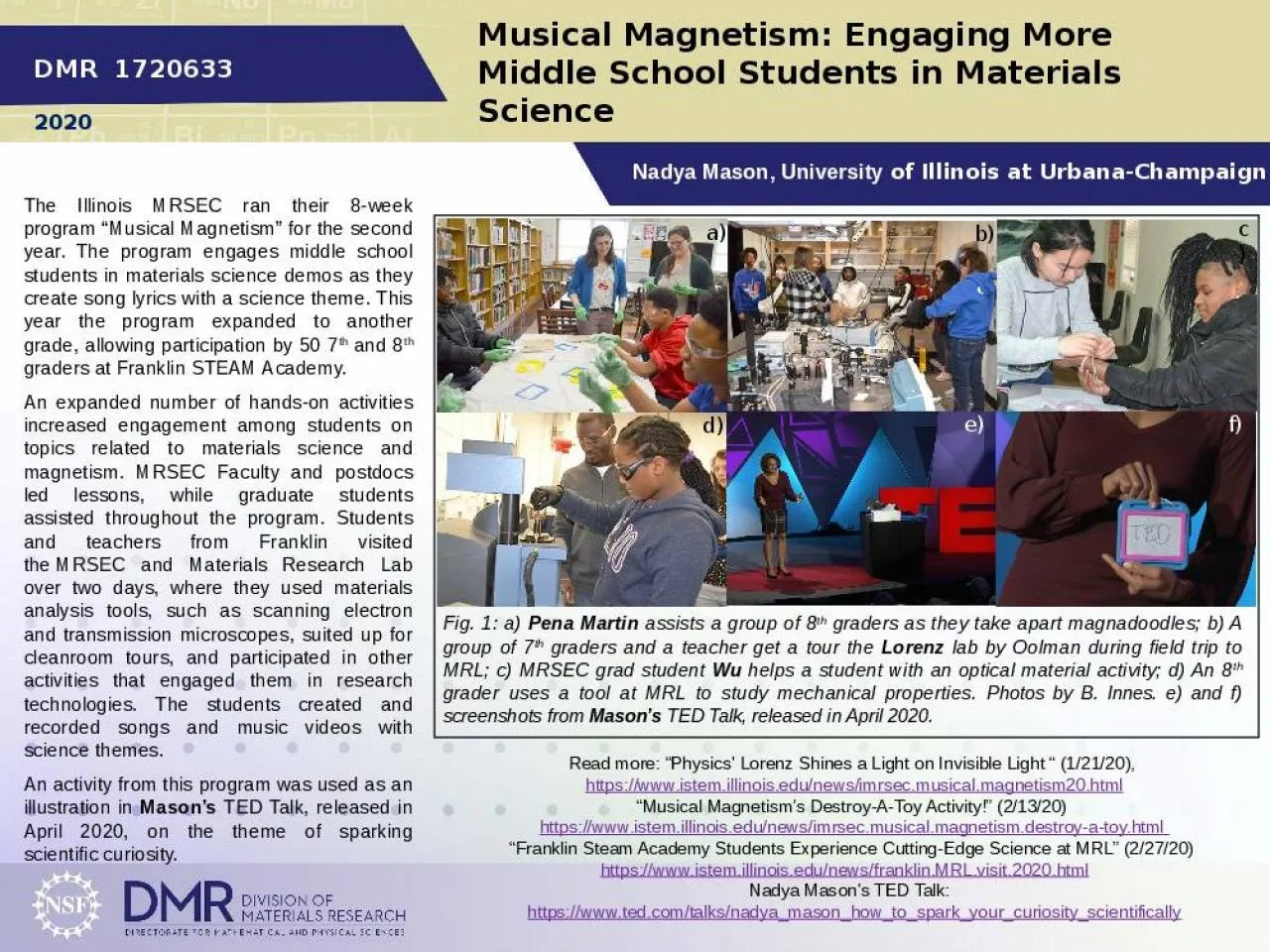 PPT-Musical Magnetism: Engaging More Middle School Students in Materials Science