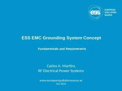 ESS  EMC Grounding  System