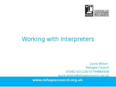 Working with Interpreters