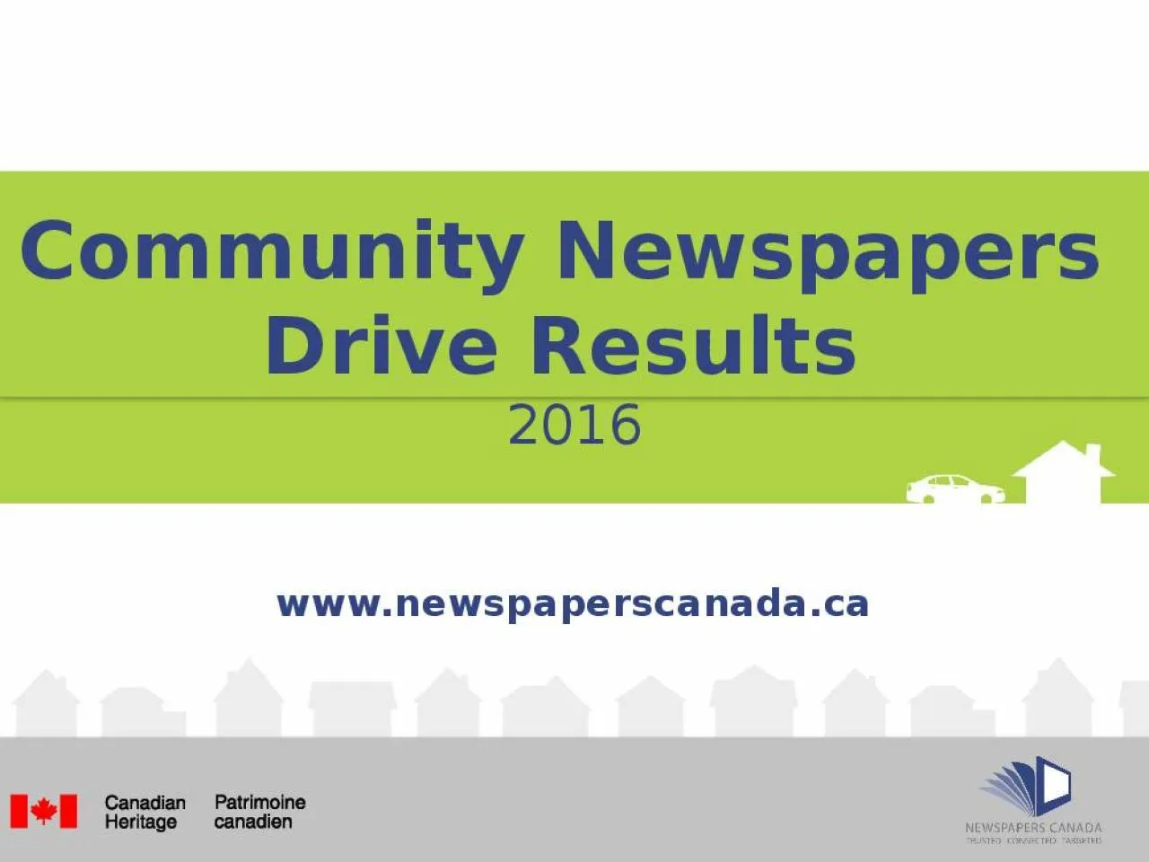 PPT-Community Newspapers Drive Results