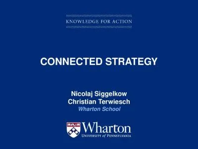 Connected Strategy Nicolaj Siggelkow