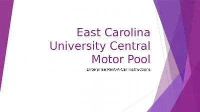 East Carolina University Central Motor Pool