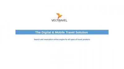 1 The Digital & Mobile Travel Solution