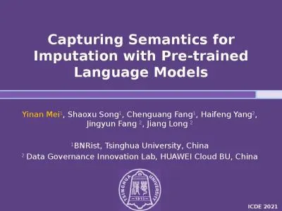 Capturing Semantics for Imputation with Pre-trained Language Models