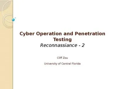 Cyber Operation and Penetration Testing