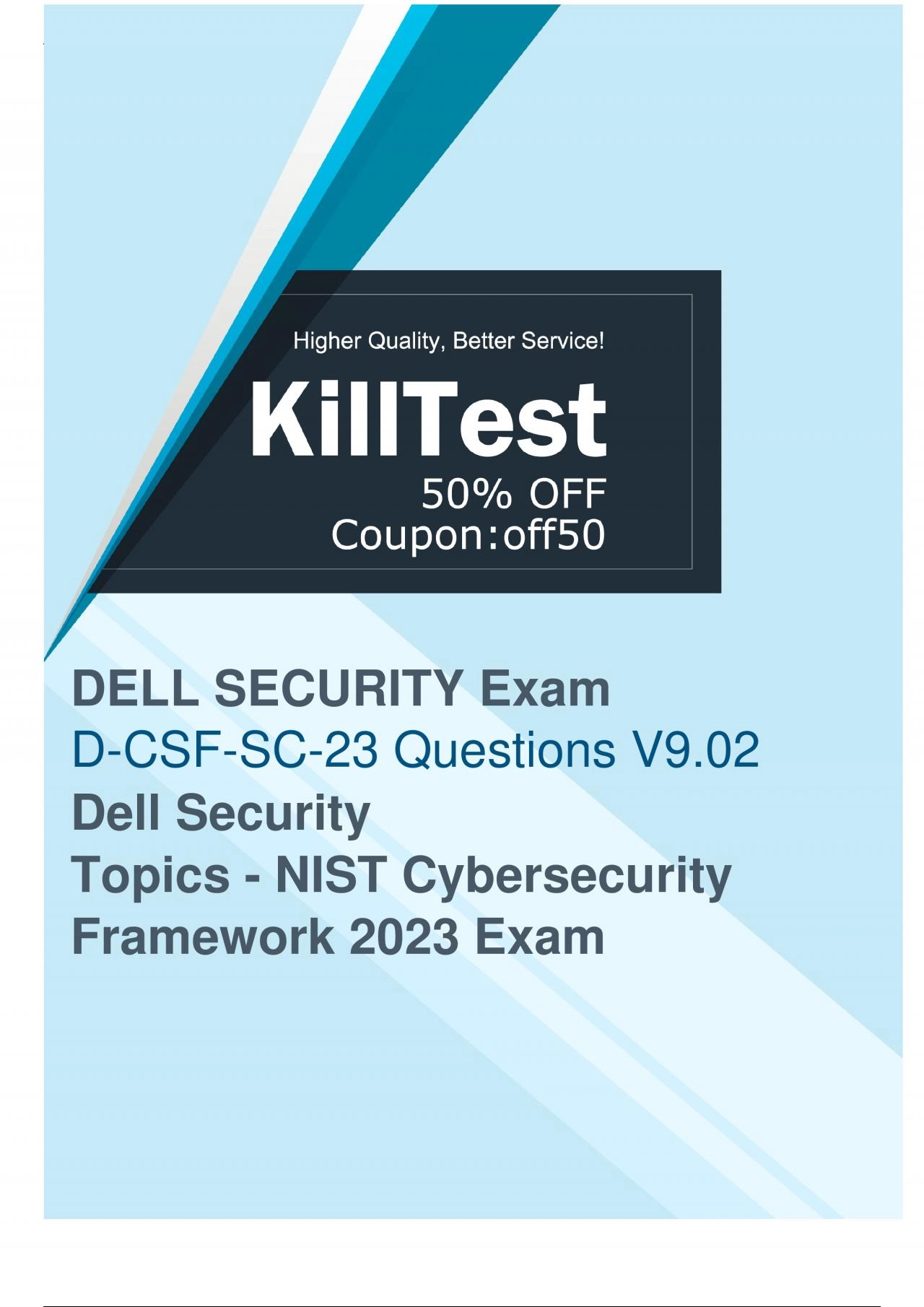 PDF-DELL EMC D-CSF-SC-23 Practice Test 2024 - Achieve Success in Your Exam