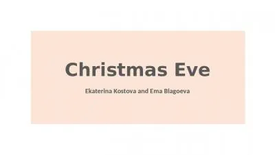 Christmas Eve Ekaterina