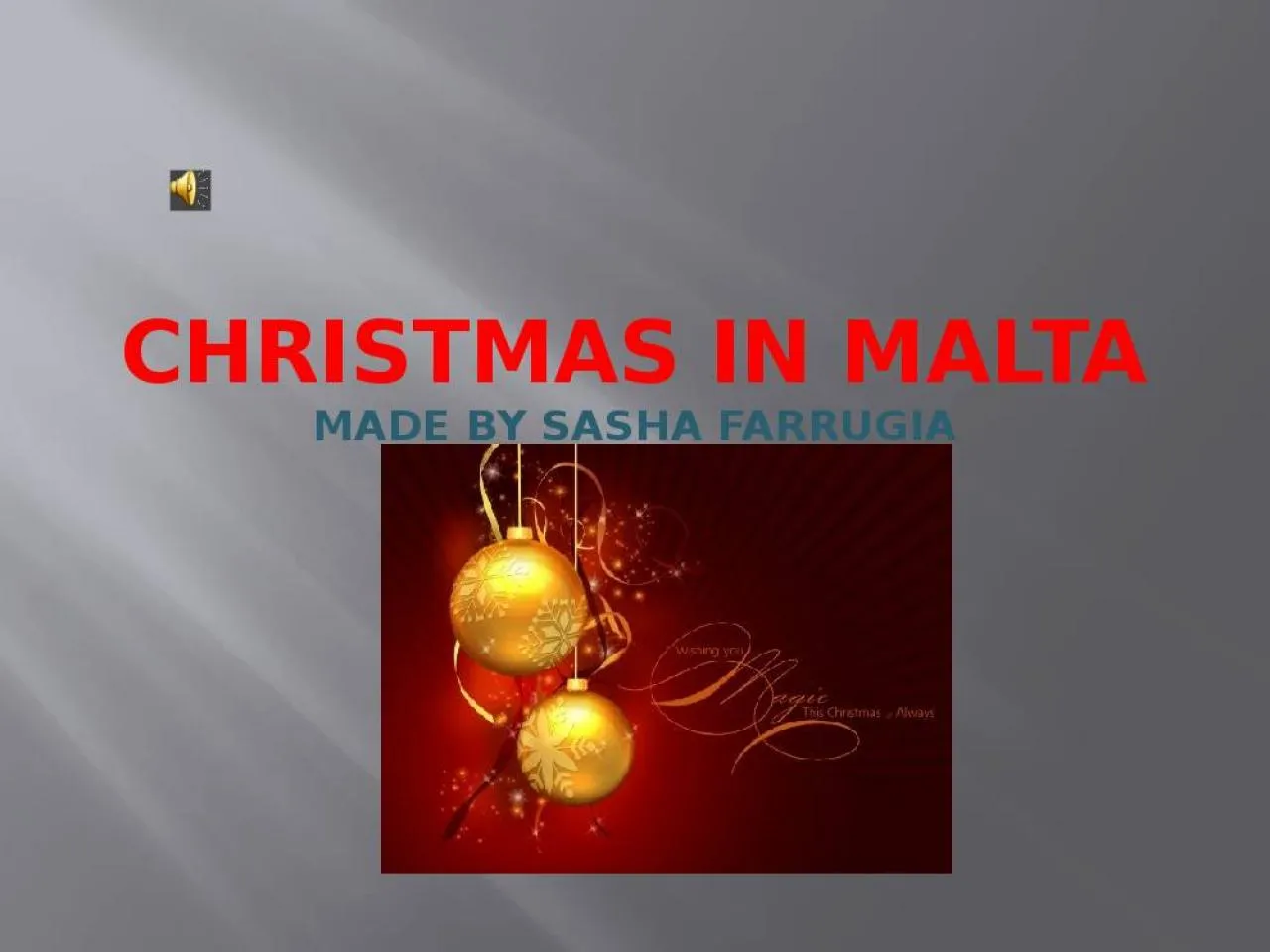 PPT-Christmas in Malta made by Sasha