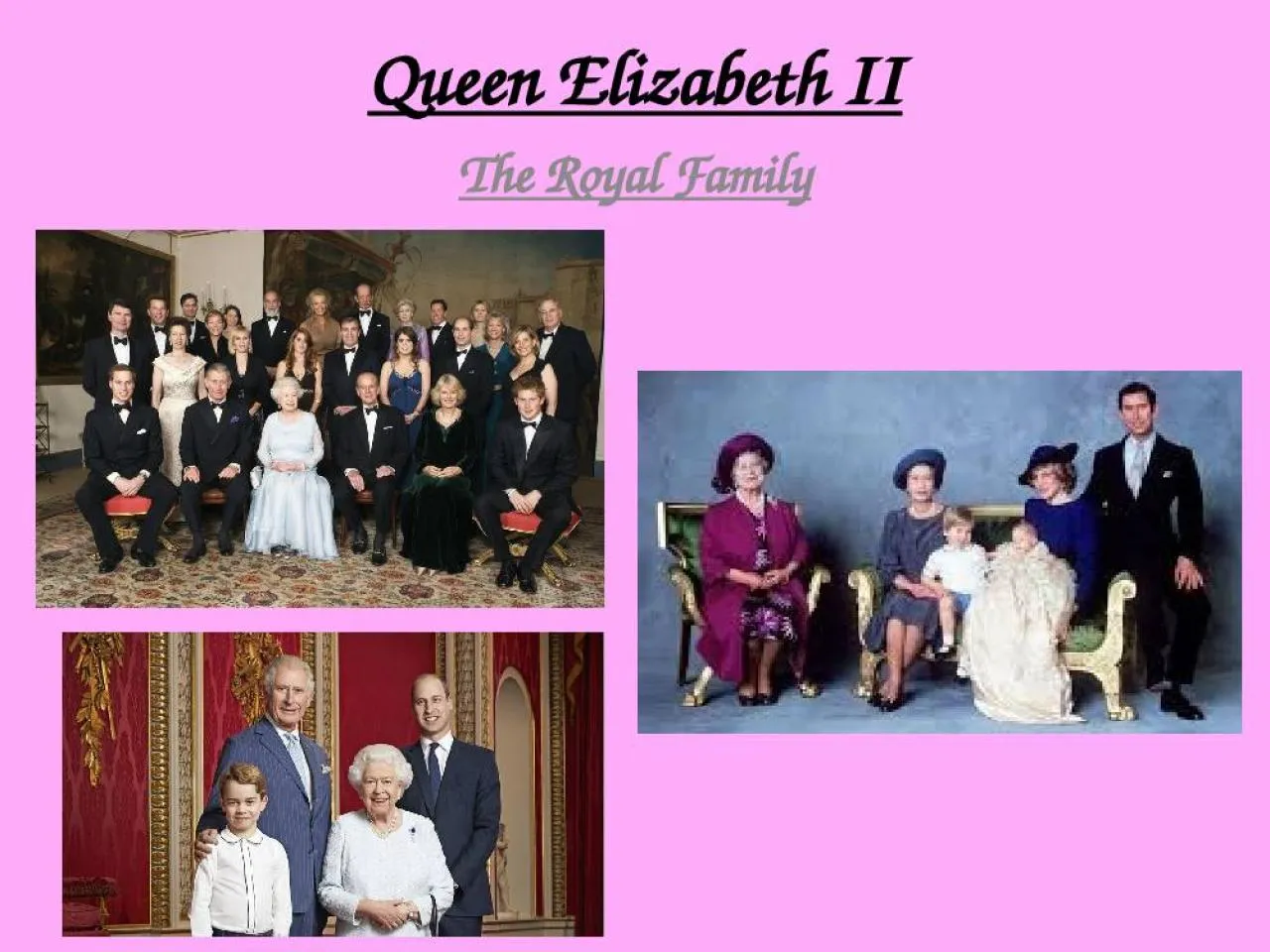 PPT-Queen Elizabeth II The Royal Family