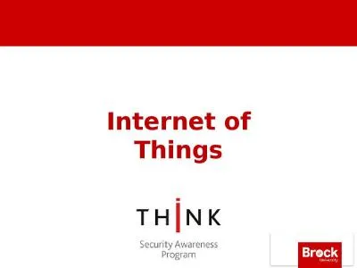 Internet of Things Internet of Things