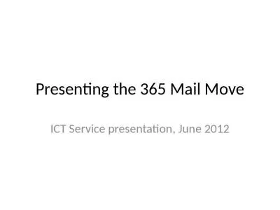 Presenting the 365 Mail Move