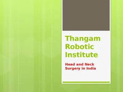 Head and Neck Surgery in India | Thangam Robotic Institute 