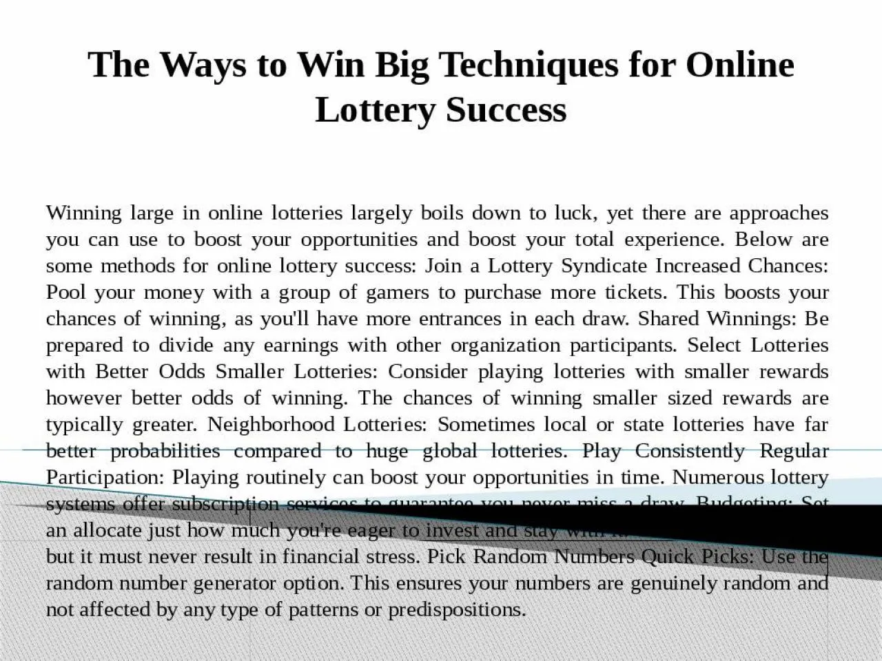 PPT-online lottery