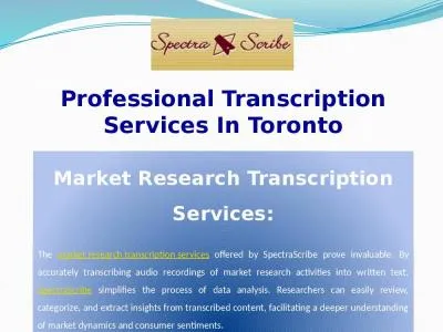 Professional Transcription Services In Toronto