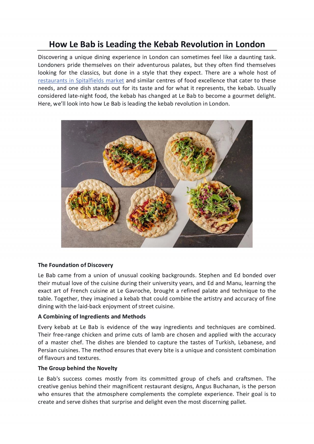 PDF-How Le Bab is Leading the Kebab Revolution in London