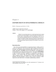 Chapter5IMPRECISIONINENGINEERINGDESIGNErikK.AntonssonandKevinN.OttoJou