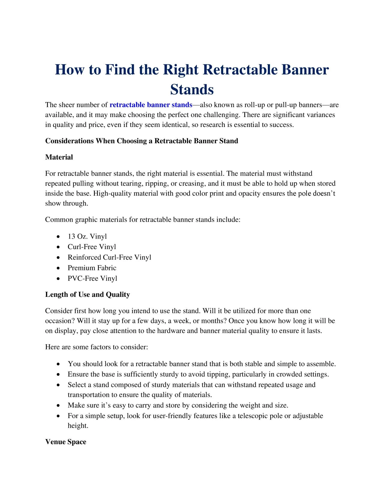 PDF-How to Find the Right Retractable Banner Stands