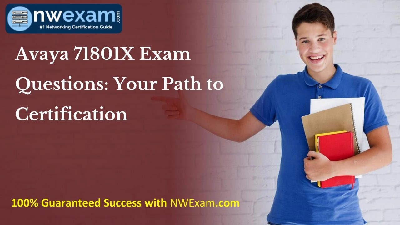 PDF-Avaya 71801X Exam Questions: Your Path to Certification