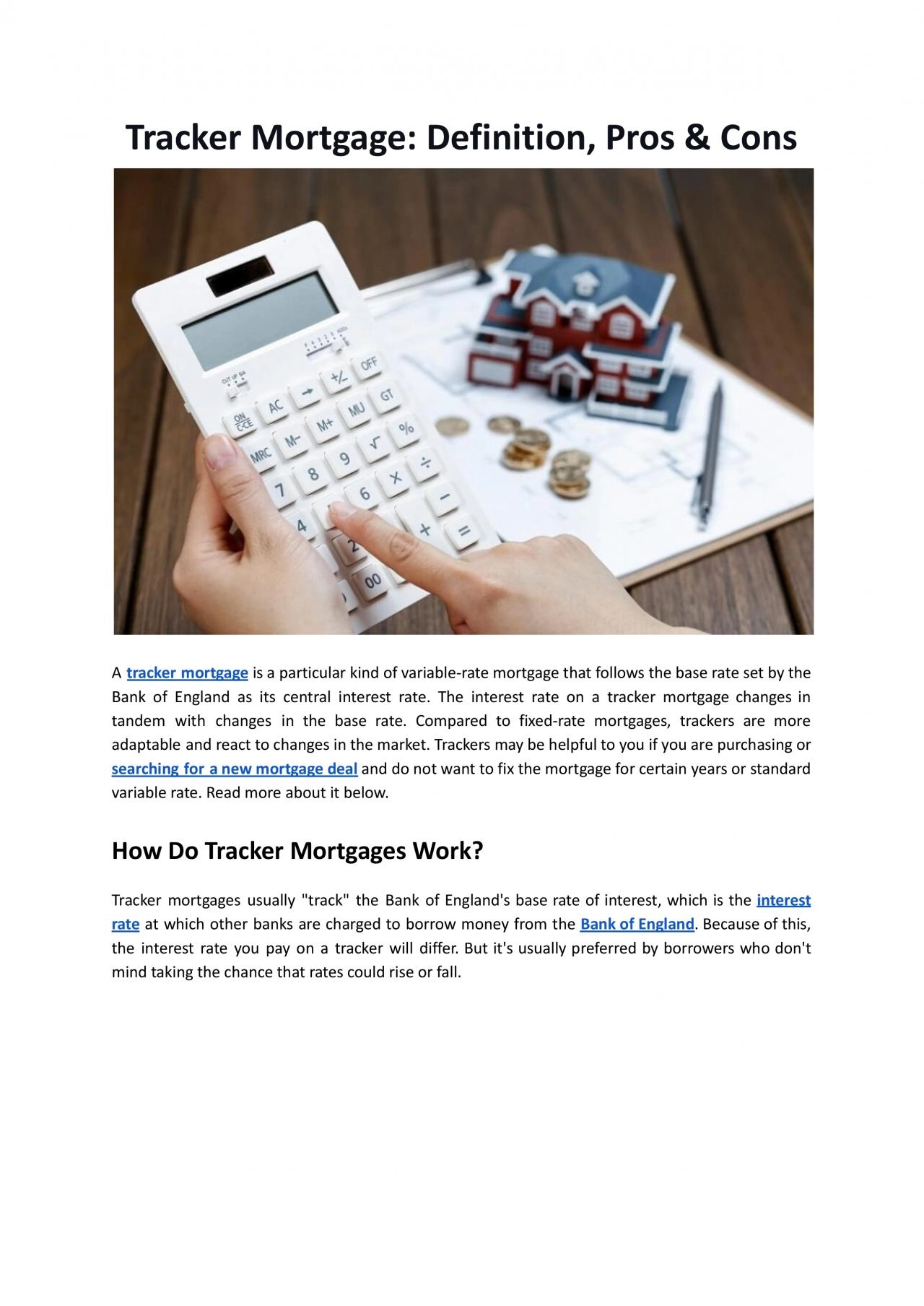 PDF-Tracker Mortgage - Definition, Pros & Cons - Mountview Financial Solutions