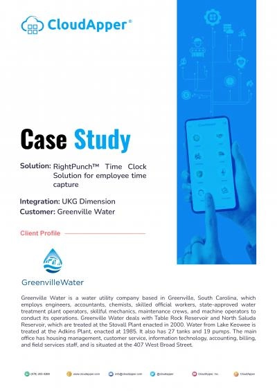 Case Study : Water Treatment Plant Improved Employee Time Capture with Face Recognition