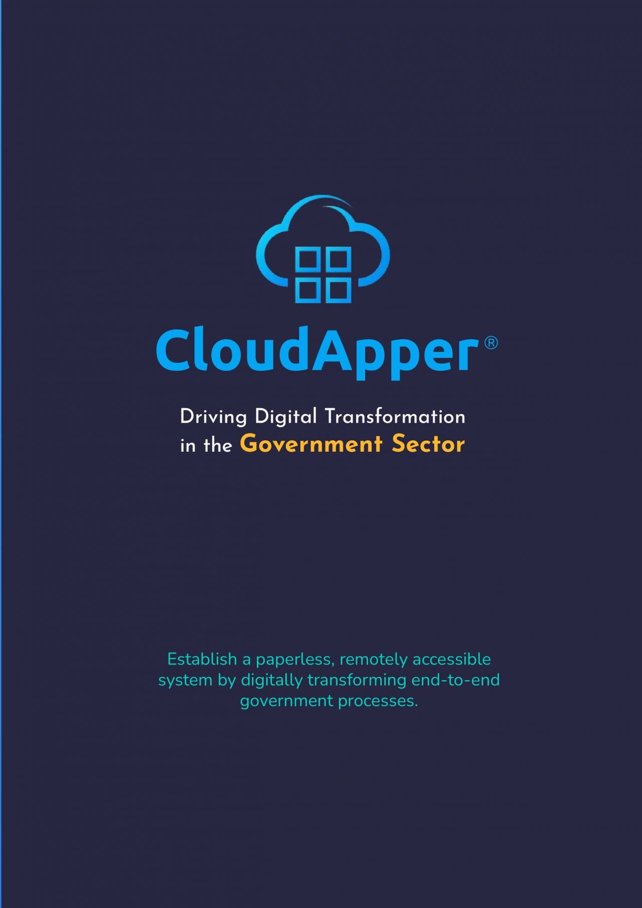 PDF-Driving Digital Transformation in the Government Sector