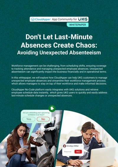 Avoid Last-Minute Absence Chaos With Shift Confirmation for UKG