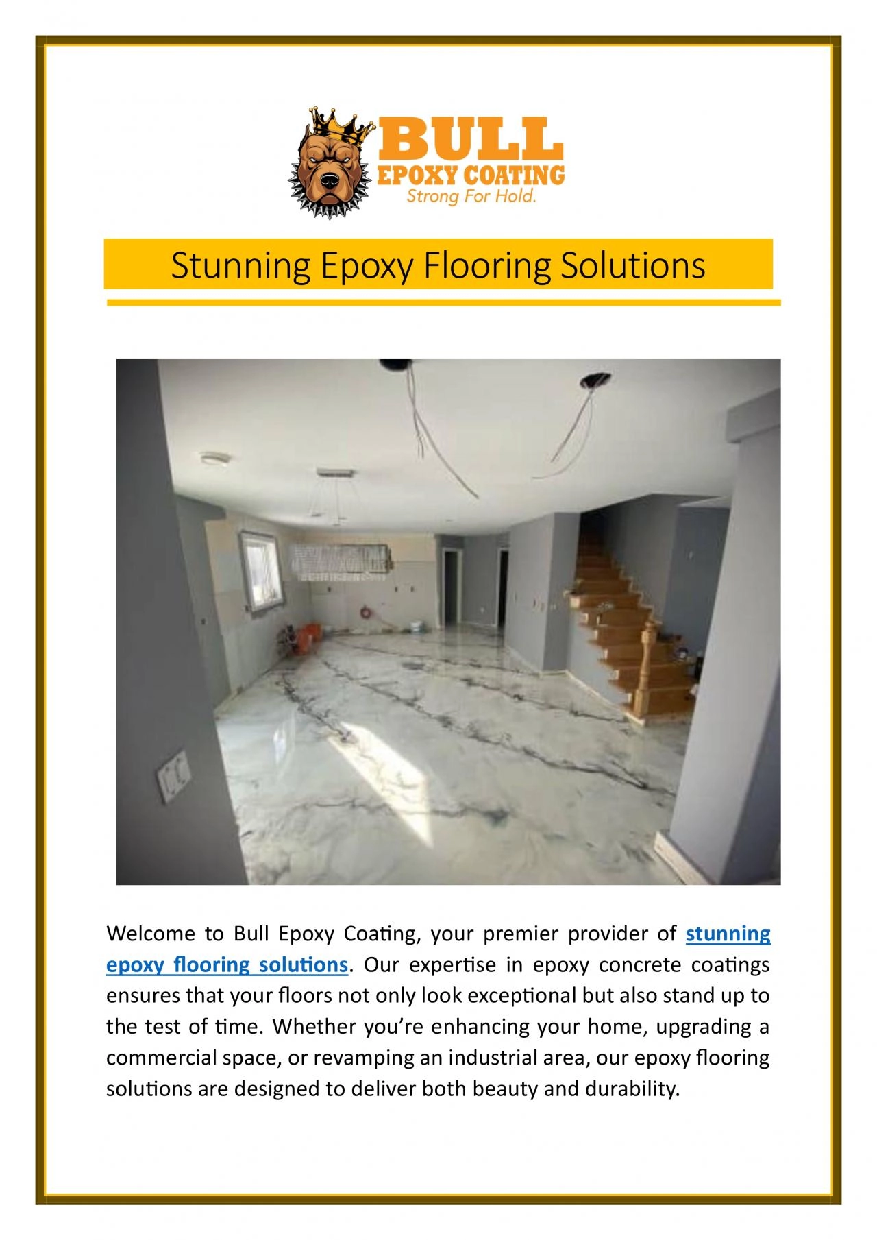 PDF-Stunning Epoxy Flooring Solutions | Bull Epoxy Coating