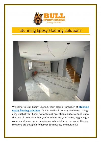 Stunning Epoxy Flooring Solutions | Bull Epoxy Coating