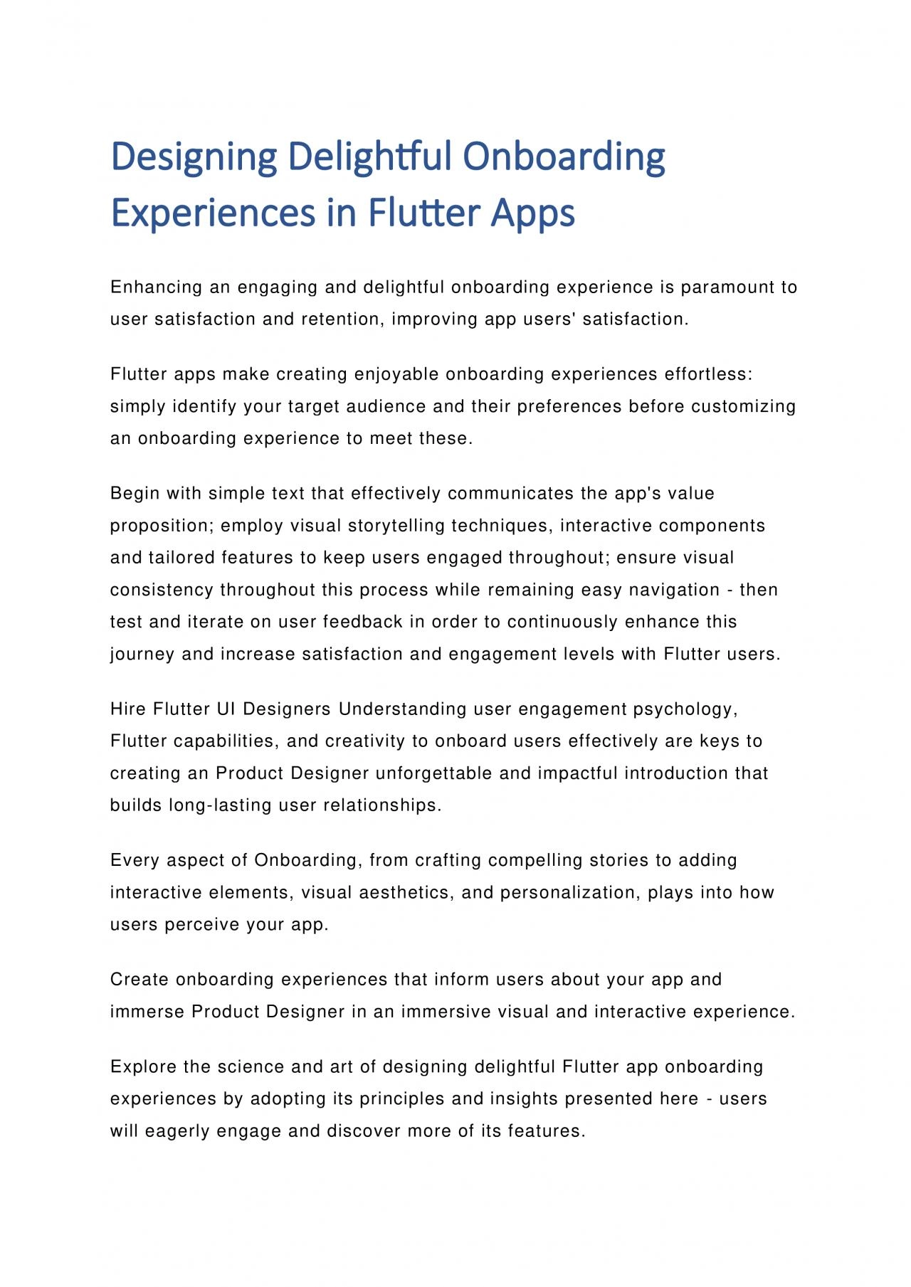 PDF-Designing Delightful Onboarding Experiences in Flutter Apps