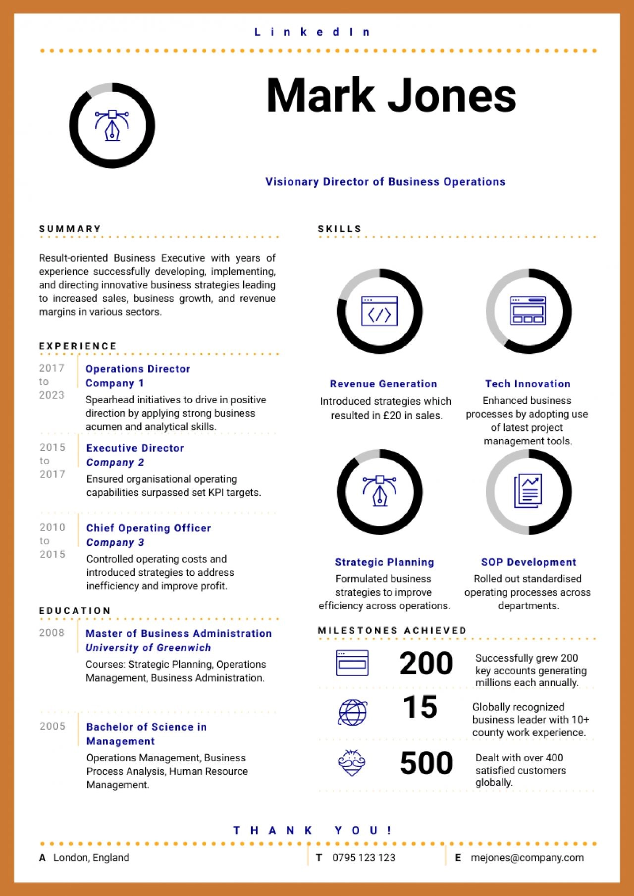 PDF-Infographic Resume Sample