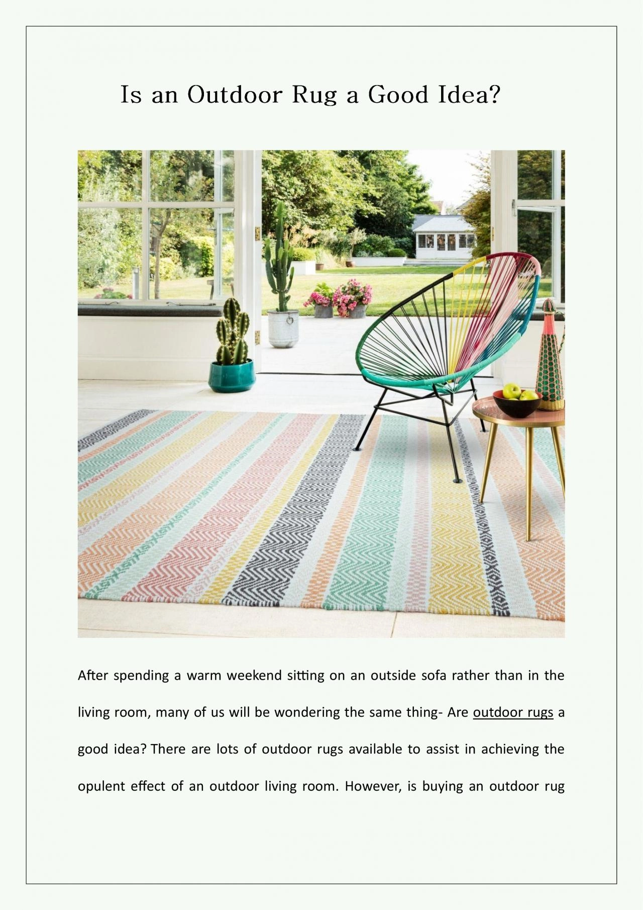 PDF-Is an Outdoor Rug a Good Idea?