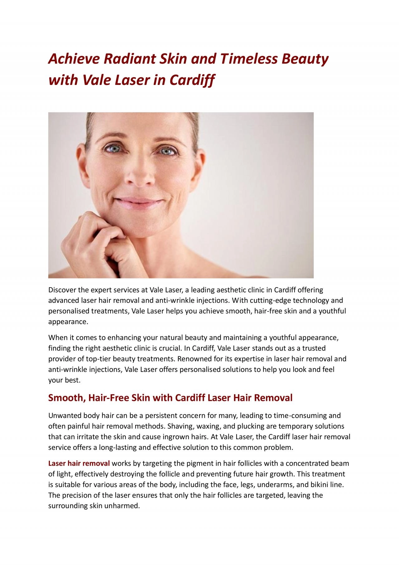 PDF-Achieve Radiant Skin and Timeless Beauty with Vale Laser in Cardiff