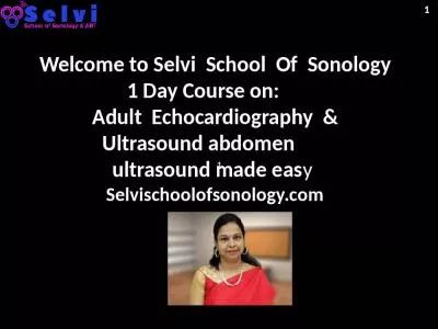 1             Welcome to Selvi  School  Of  Sonology