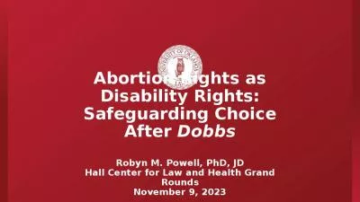 Abortion Rights as Disability Rights: Safeguarding Choice After