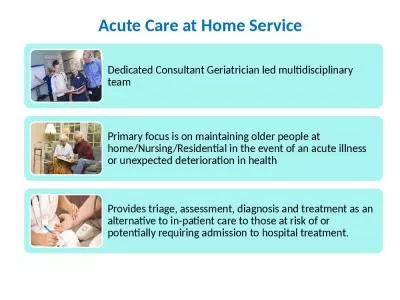 Acute Care at Home Service