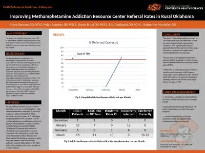 Improving Methamphetamine Addiction Resource Center Referral Rates in Rural Oklahoma