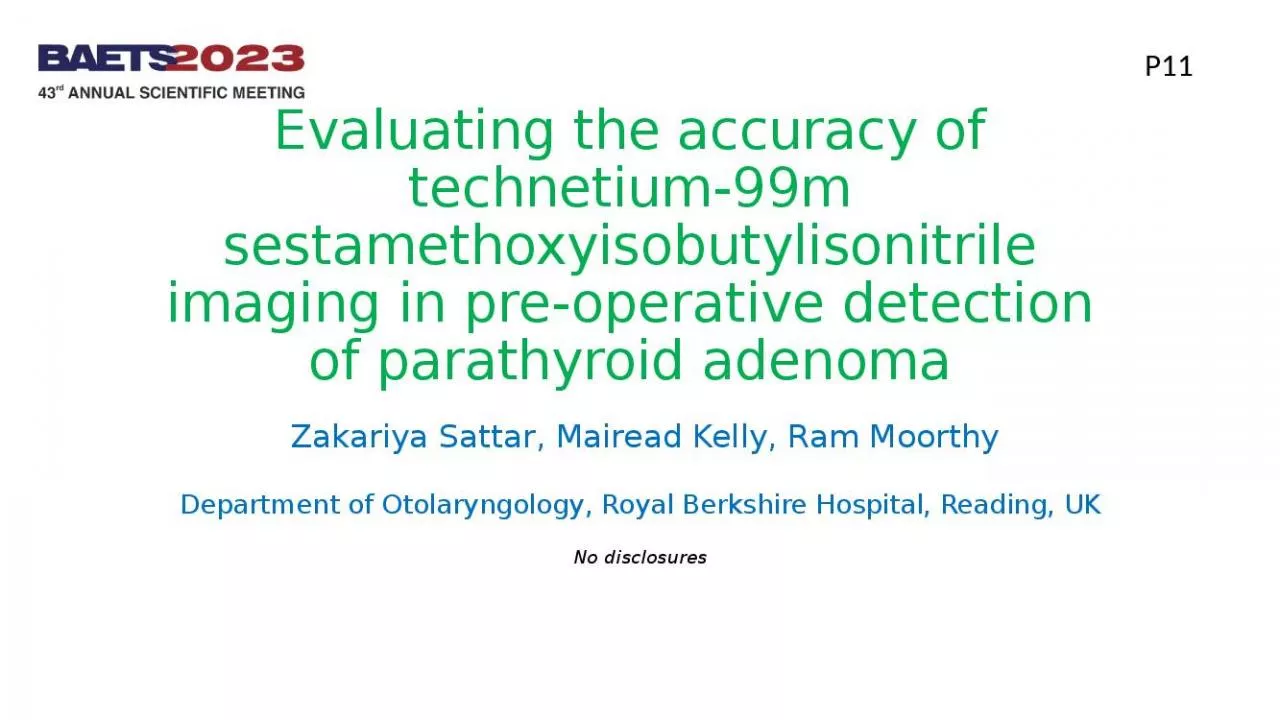 PPT-Evaluating the accuracy of technetium-99m